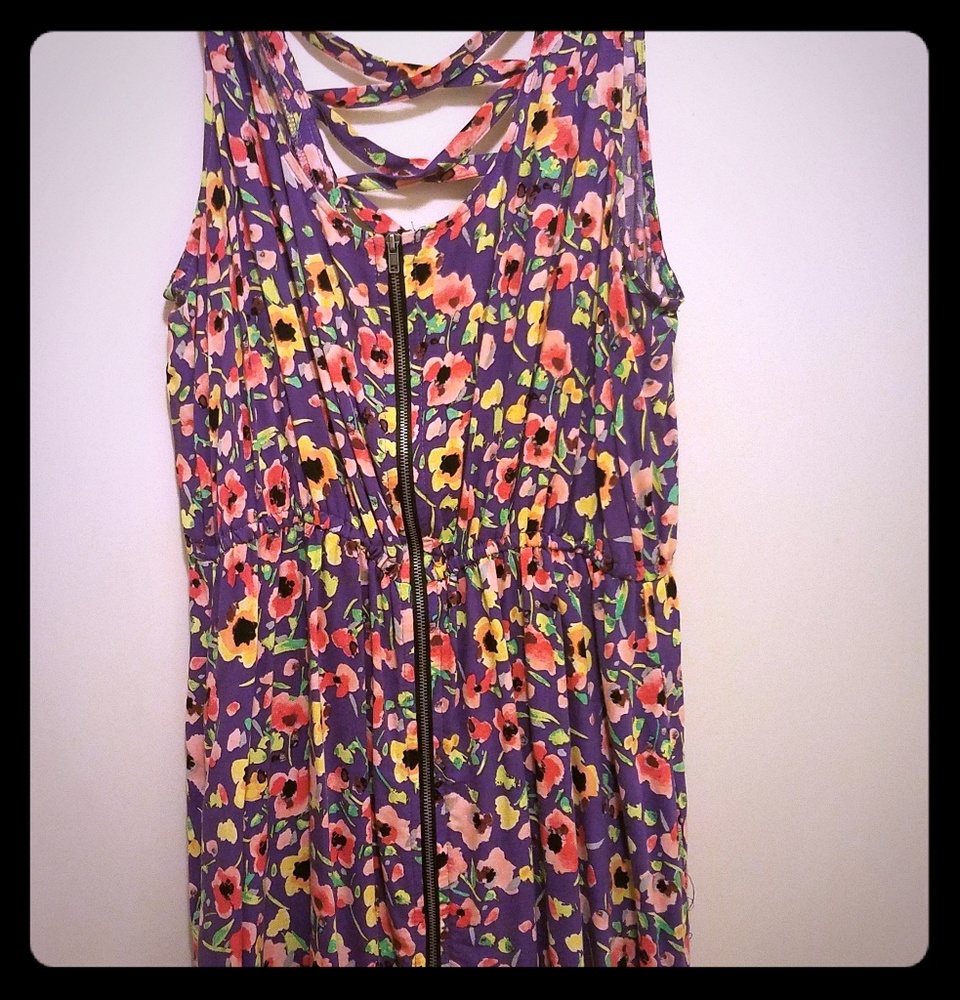 Material Girl dress colorful purple
